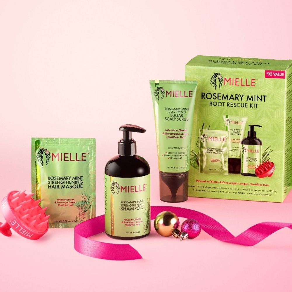 Mielle Organics‎ Rosemary Mint Thickening Hair Treatment Cream Gift Sets x 4
